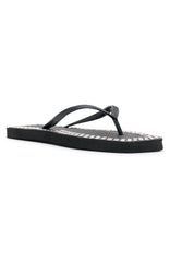 Eyre Studded Thong Sandals Black