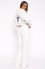 Offstage Wide Leg Sweatpants Mineral Grey