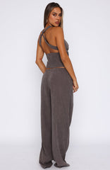 Take A Stance Pants Charcoal