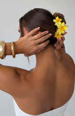 Parker Hair Clip Yellow