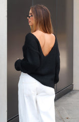 Softer Love Knit Sweater Black