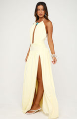 Light Of Amour Maxi Dress Lemon