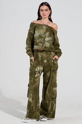 NINA CARGO SWEATPANT