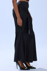 BUSINESS ONLY PINSTRIPE MAXI SKIRT