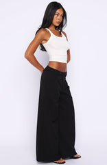 Not You Pants Black