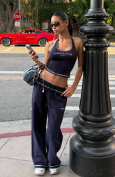 Chill In Style Track Pants Navy