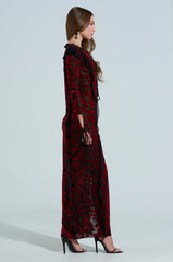 MAKE A WISH VELVET MAXI DRESS