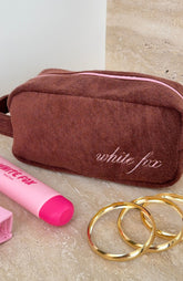Lillian Cosmetic Bag Chocolate