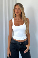 I Can Be Yours Tank Top White