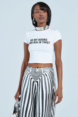 DO MY BOOBS LOOK BIG IN THIS BABY TEE