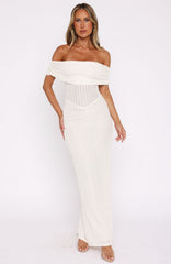 Unwritten Chapters Maxi Dress Off White