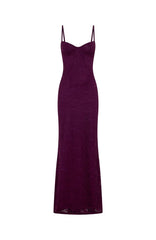 Blossom Belle Maxi Dress Plum