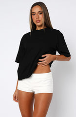 Don't Save Her Low Rise Shorts White