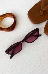 Ethan Sunglasses Burgundy