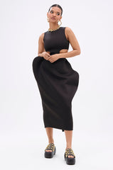 ONE OF ONE ABSTRACT MIDI DRESS