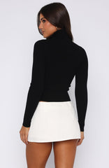 Can't Top This Long Sleeve Top Black