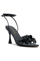 Tempest Wrap Heels Black
