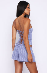 Promise Me This Shorts Navy Check