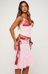 All Smiles Halter Top Berry Nectar