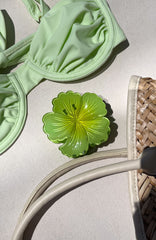 Celia Hair Clip Lime