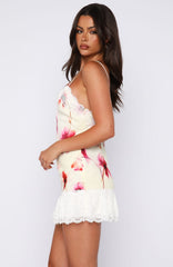 Sunlit Dream Mini Dress Butter Floral