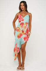 Sunbleached Midi Dress Oceanlight