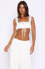 Keep It Loud Top White
