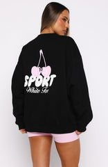Club 14 Peyton Oversized Sweater Black