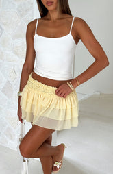 A Little Crush Mini Skort Lemon