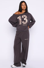 All A Dream Track Pants Charcoal