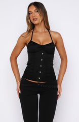 Applying Pressure Bustier Black