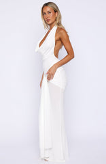 Be With You Forever Maxi Dress Off White