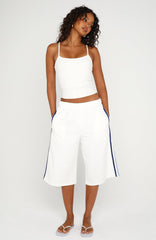 Call It Ours Relaxed Shorts White