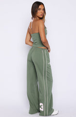 Can't Help The Feeling Track Pants Khaki