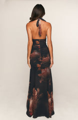 Cherish The Thought Maxi Dress Midnight Silk