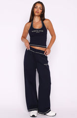 Chill In Style Track Pants Navy
