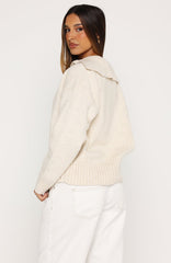 Chrissy Knit Sweater Oat Marle