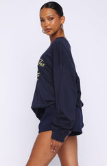 Closer To You Long Sleeve Tee Navy