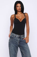 Feel Your Love Bodysuit Black
