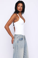 Feel Your Love Bodysuit White