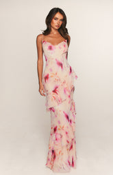 Garden Serenade Maxi Dress Champagne Hour