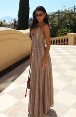 Groovy Gal Maxi Dress Dune Drift