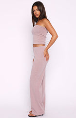 Happy It Happened Pants Pink/Blue Stripe