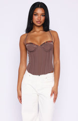 It's A Lifestyle Bustier Chocolate