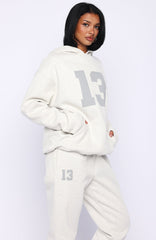It's Your Chance Oversized Hoodie Grey Marle