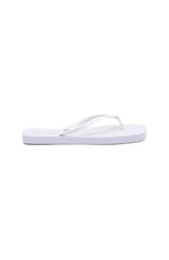 Josie Thong Sandals White