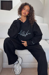 Know What You Want Oversized Hoodie Black