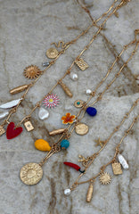 Leila Necklace Set Gold