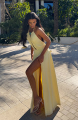Light Of Amour Maxi Dress Lemon