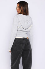 Mellisandra Knit Cardigan Grey Marle